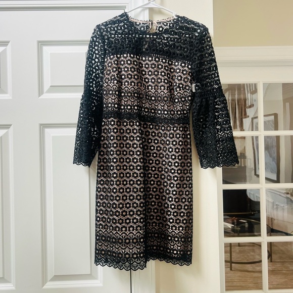 J. Crew Dresses & Skirts - Stunning Jcrew size 4 Elegant Black Lace Dress